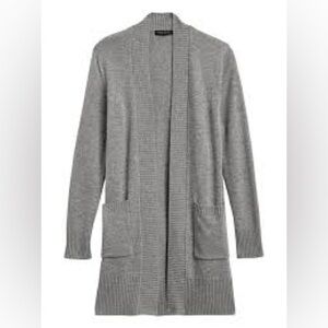Banana republic Cozy Gray Knit Cardigan